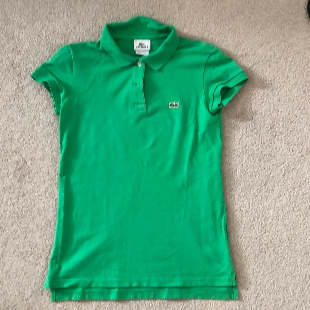 SOLD Green Lacoste Polo T-shirt